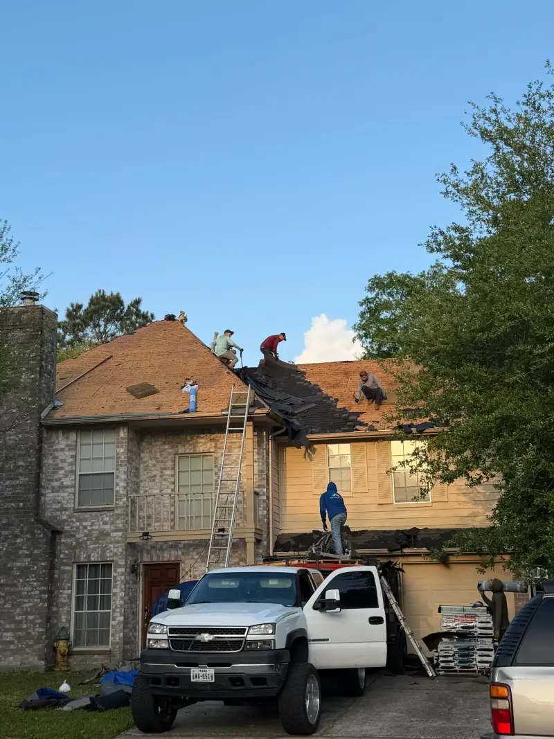 Galveston residential roof replacement by SSB Roofing